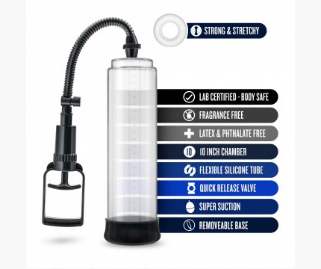 Performance - Vx5 Male Enhancement Pump System - Clear