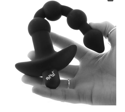 Bang - Vibrating Silicone Anal Beads and Remote Control