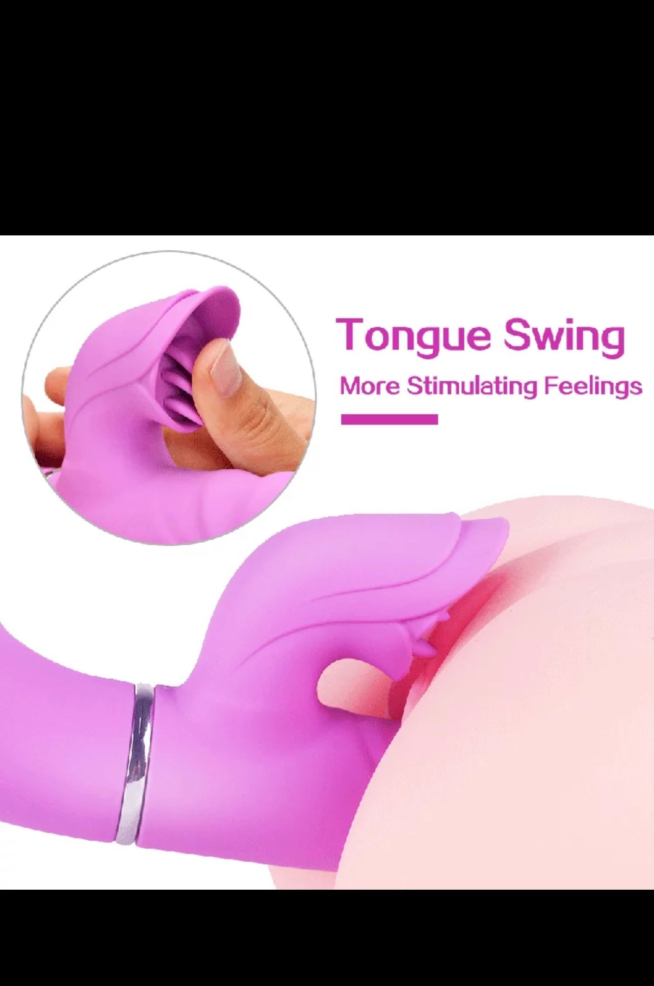 Heating G-Spot vibrating dildo