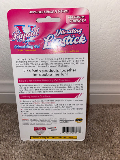 Liquid v Vibrating Lipstick Kit