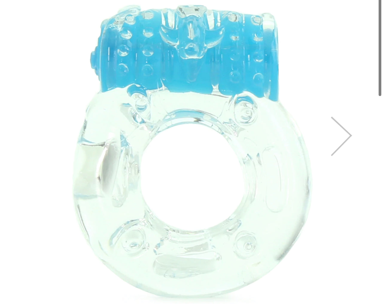 Color Pop Quickie Plus Vibrating Cock Ring in Blue