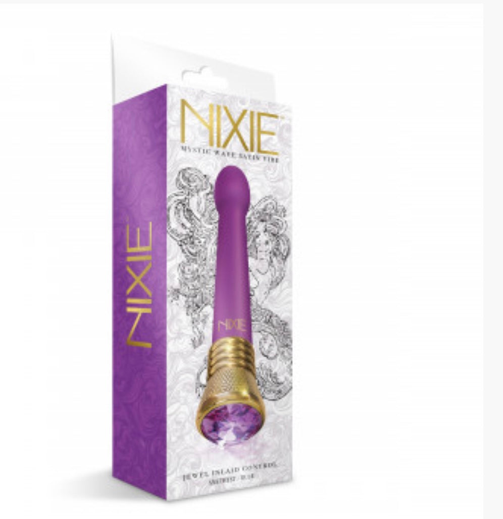 Nixie Jewel Satin Bulb Vibe 10 Function - Amethyst
