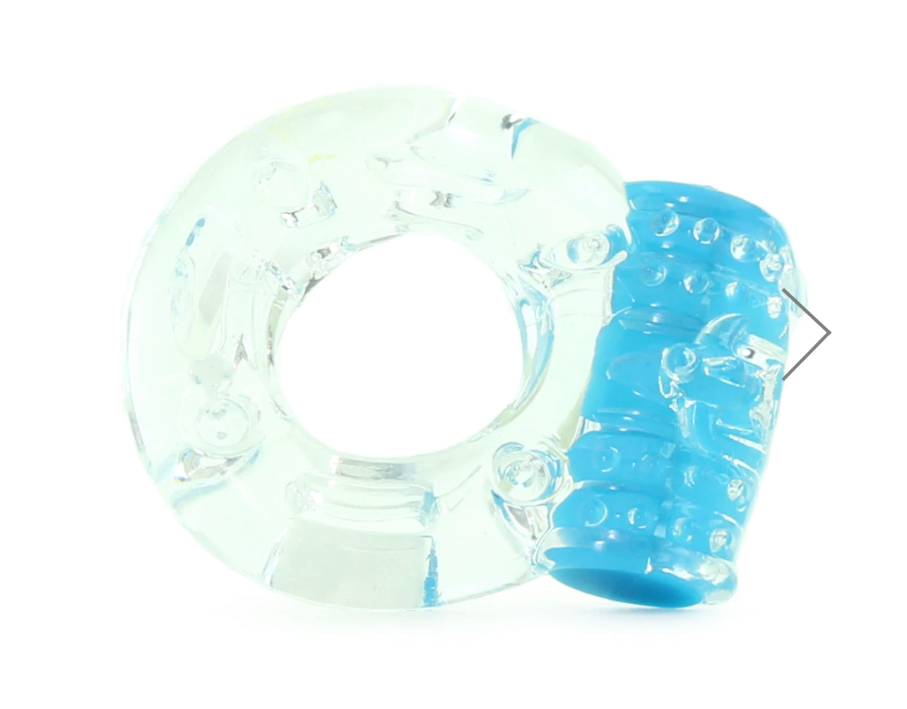 Color Pop Quickie Plus Vibrating Cock Ring in Blue