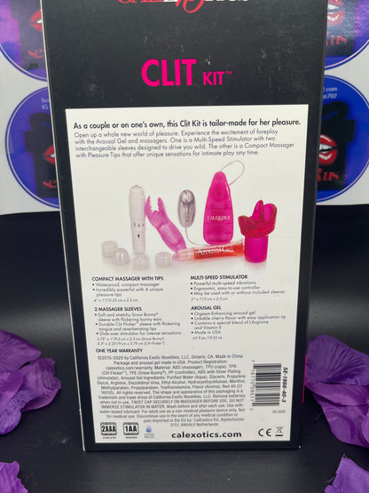 Her Clit Kit in Pink/Clear