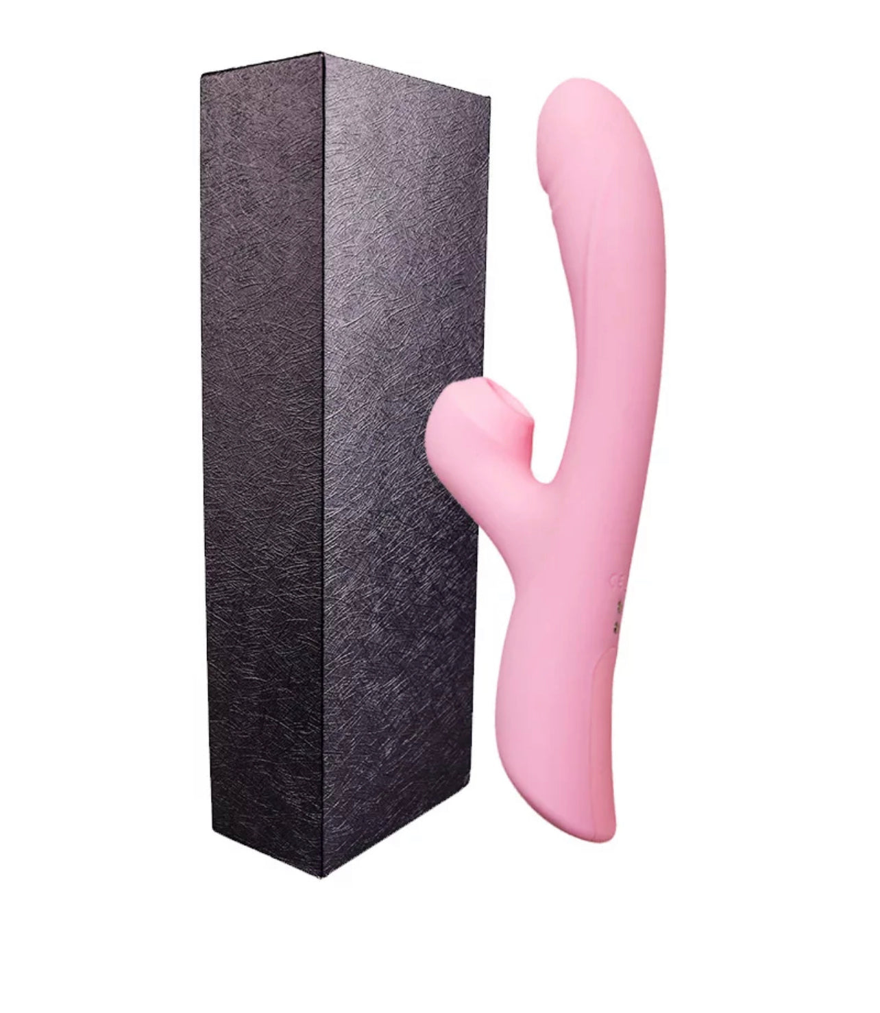 Clit sucking vibrating bindable dildo