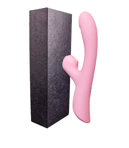 Clit sucking vibrating bindable dildo